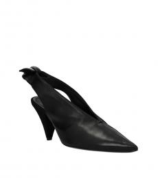 Celine Black Slingback Heels
