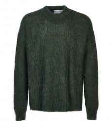 Bottle Green V-Neck Sweater