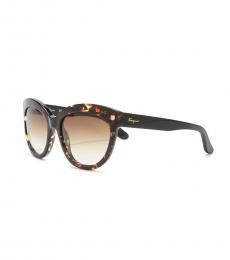 Salvatore Ferragamo Dark Tortoise Classic Sunglasses