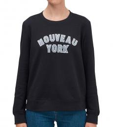Kate Spade Black Nouveau York Sweatshirt