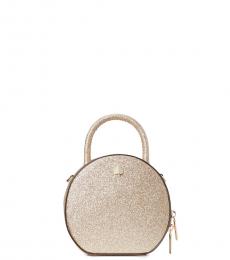 Kate Spade Pale Gold Andi Glitter Mini Crossbody