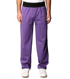 Purple Striped Bands Joggers