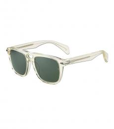 Green Clear Sunglasses