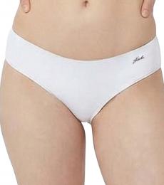 Karl Lagerfeld White Logo Bikini Bottom