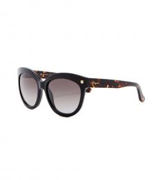 Salvatore Ferragamo Black Tortoise Classic Sunglasses