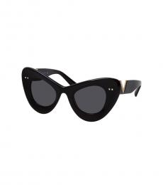 Valentino Garavani Black Cat Eye Sunglasses