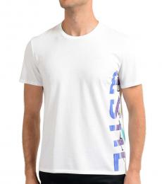 Just Cavalli White Graphic Print T-Shirt