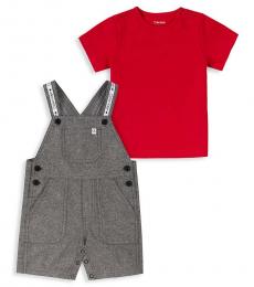 2 Piece T-shirt/ Shortalls Sets (Baby Boys)