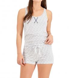 Calvin Klein New Little Classic Logo Patriotic Blue Racerback Tank Shorts Pajama Set