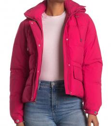 Kate Spade Pink Drawstring Hood Jacket