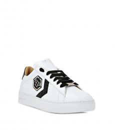 Philipp Plein BlackWhite Arrow Force Sneakers