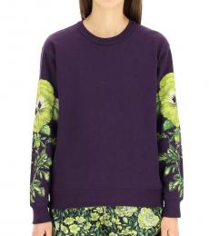 Kenzo Purple Printed Sweater