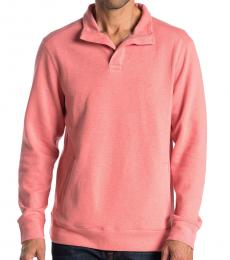 Tommy Bahama Light Coral Pina Port Half Zip Pullover