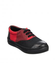Stella McCartney Black Red Rooster Sneakers