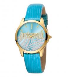 Just Cavalli Blue Stylish Watch