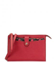 Kate Spade Rooster Red Laurel Way Hazy Small Crossbody