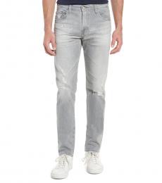 AG Adriano Goldschmied Light Grey Tellis Modern Slim Fit Jeans