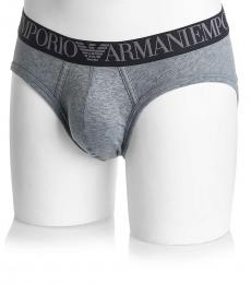 Grey Logo Slip Underwear