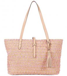 Karl Lagerfeld Light Pink Sequins Large Tote