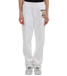 White Teddy Joggers Pant
