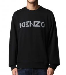 Kenzo Black Front Logo Sweatshirt