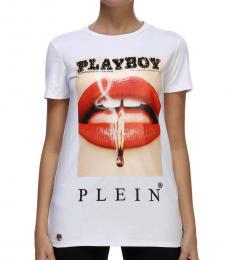 Philipp Plein White Crewneck T-Shirt