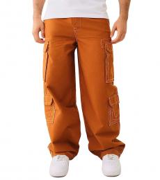 True Religion Light Brown Double Pocket Cargo Pant