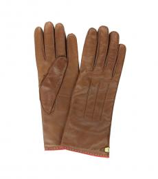 Brown Modish Gloves