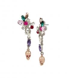 Betsey Johnson Multi Color Duchess Of Betseyville Earrings