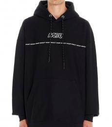 McQ Alexander McQueen Black Felpa Cappuccio Logo Sweatshirt