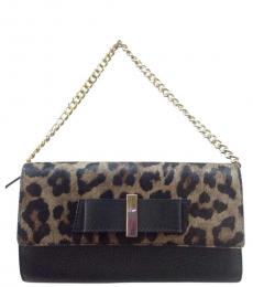 Kate Spade Leopard Print Parchment Drive Small Shoulder Bag