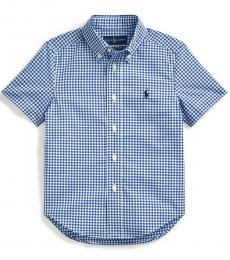 Ralph Lauren Little Boys Blue Gingham Shirt