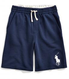 Ralph Lauren Boys Newport Navy Big Pony Shorts