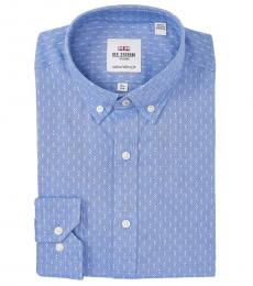 Ben Sherman Blue Oxford Skinny Fit Dress Shirt
