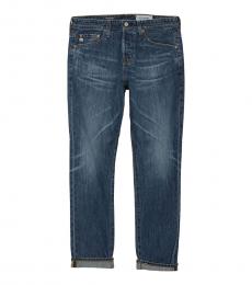 AG Adriano Goldschmied Dark Blue Clyfton Relaxed Tapered Jeans