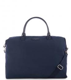 Lancaster Paris Dark Blue Vernis Large Satchel