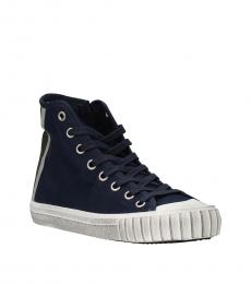Blue Gare High Top Sneakers