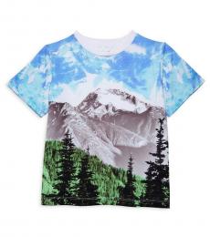 Stella McCartney Little Boys Multicolor Mountain T-Shirt