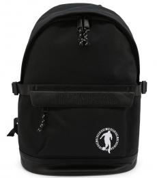Black Logo Large Backpack