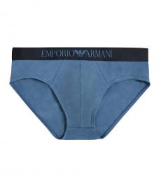 Dark Blue Logo Slip Underwear