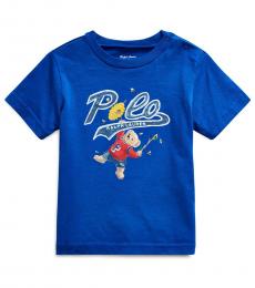 Ralph Lauren Baby Boys Rugby Royal Polo Bear T-Shirt