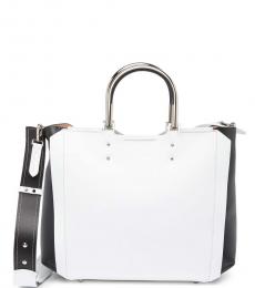 Lancaster Paris White Rachel Contrast Large Satchel