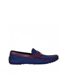Blue Denim Loafers