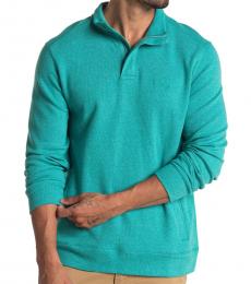 Tommy Bahama Green Pina Port Half Zip Pullover