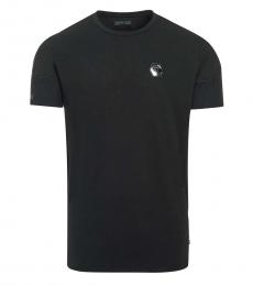 Philipp Plein Black Logo Patch T-Shirt