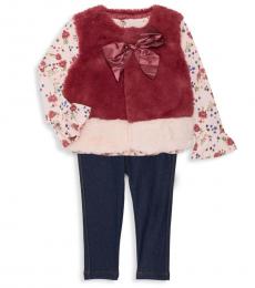 BCBGirls 3 Piece Vest/Top/Pants Set (Baby Girls)