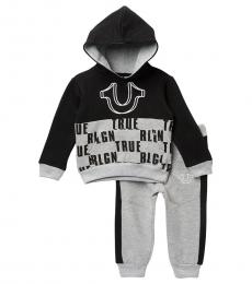 True Religion 2 Piece Hoodie/Pants Set (Baby Boys)