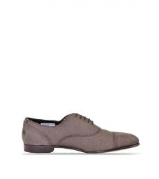 Dolce & Gabbana Brown Sicilia Knitted Lace Ups