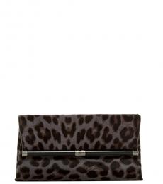 Diane Von Furstenberg Leopard Print Envelope Leo Wallet