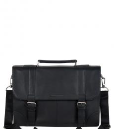 Ben Sherman Black Premium Large Briefcase Bag